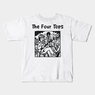 4 tops ll reggae jaming Kids T-Shirt